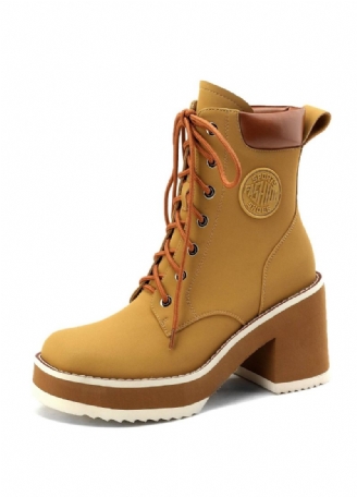 Cleo Dames Platform Laarzen