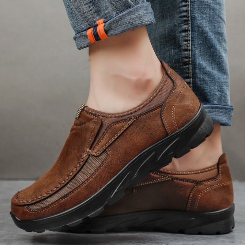 Cleo Heren Loafer Schoenen - Bruin