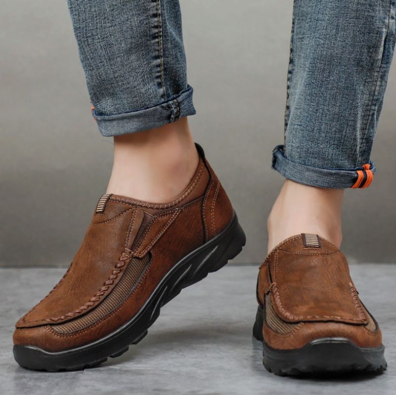 Cleo Heren Loafer Schoenen - Bruin