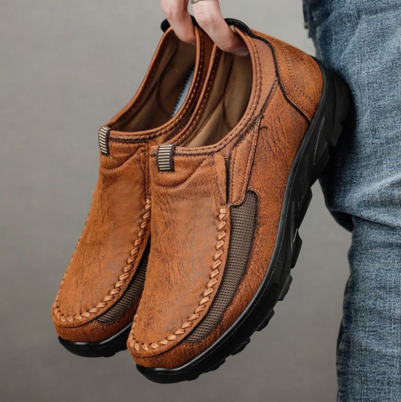 Cleo Heren Loafer Schoenen - Bruin