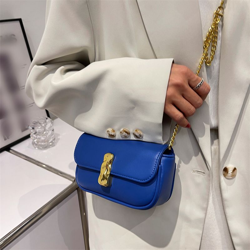 Cleo Leren Flap Crossbody Handtas - Zwart