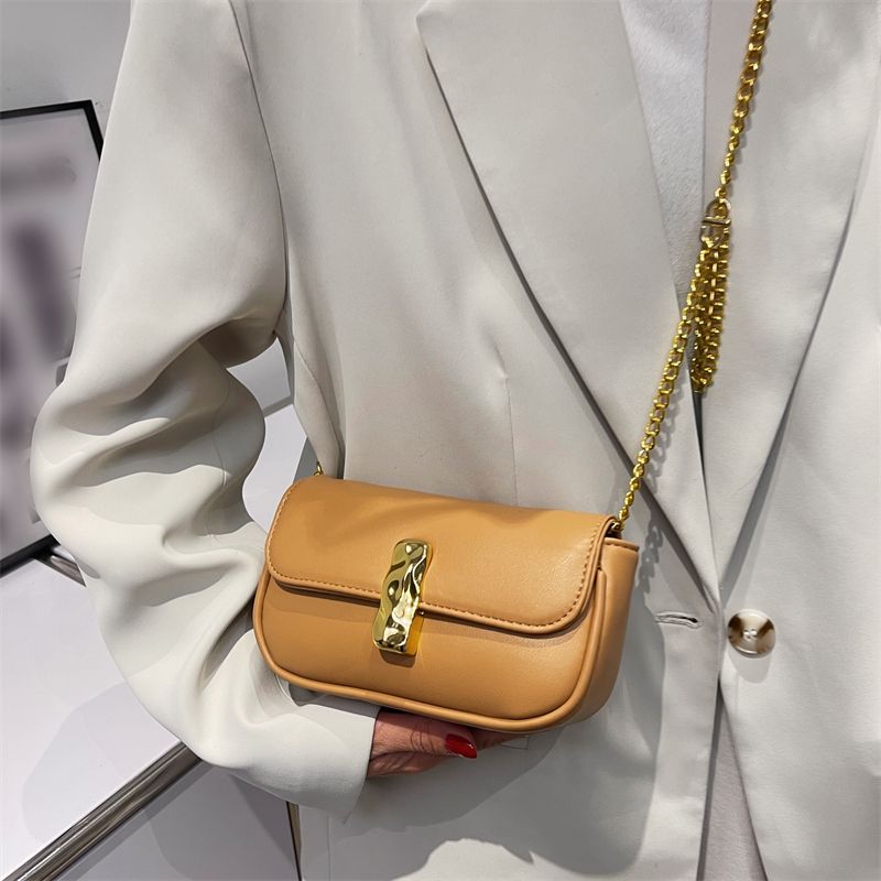 Cleo Leren Flap Crossbody Handtas - Zwart