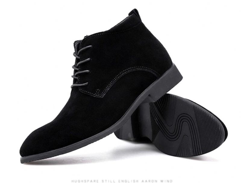Clettus Heren Suède Boots - Grijs