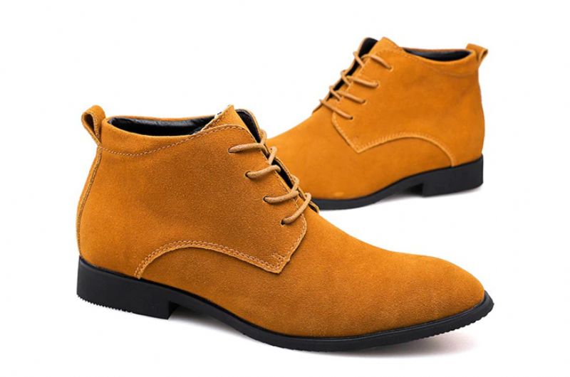 Clettus Heren Suède Boots - Grijs