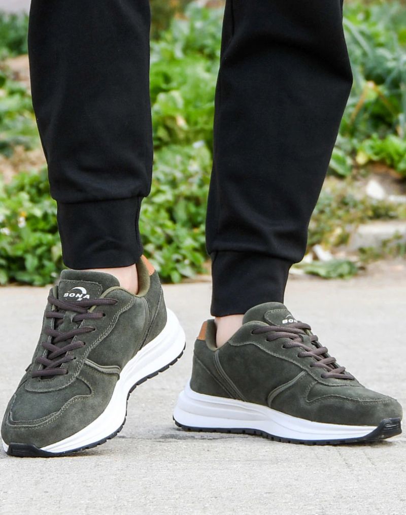 Clint Heren Casual Sneakers - Groen