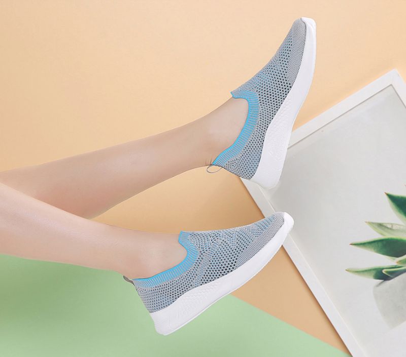 Clinton Dames Lichte Ademende Sneakers - Blauw