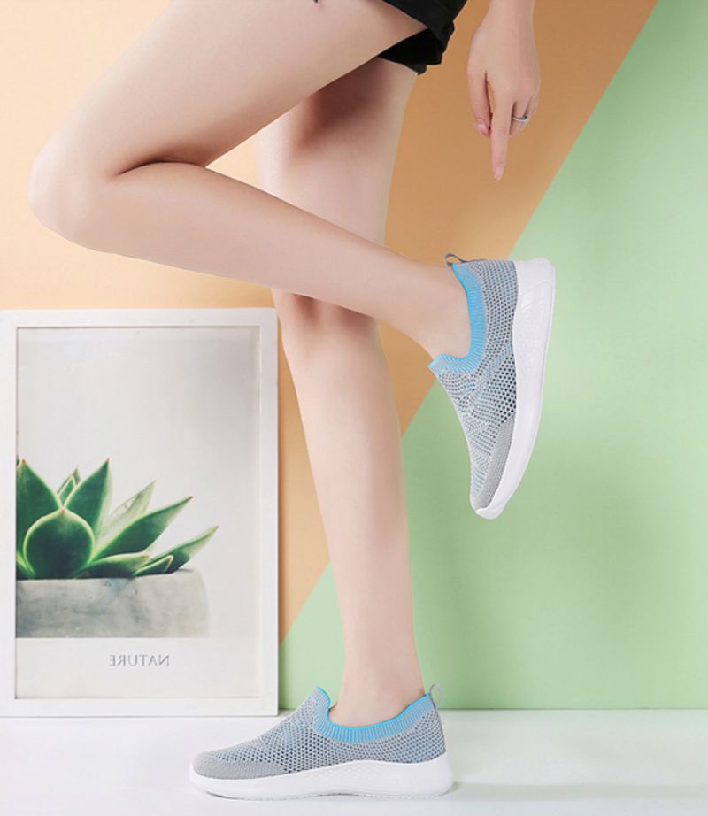 Clinton Dames Lichte Ademende Sneakers - Blauw