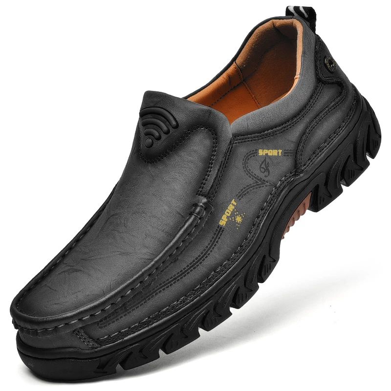 Clinton Heren Loafer Casual Schoenen - Grijs