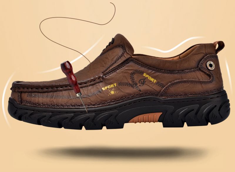 Clinton Heren Loafer Casual Schoenen - Grijs