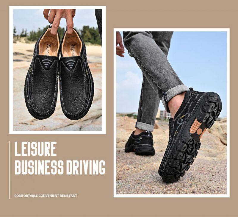 Clinton Heren Loafer Casual Schoenen - Grijs