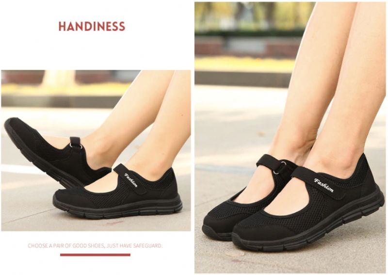 Clivias Dames Loafer Schoenen - Zwart