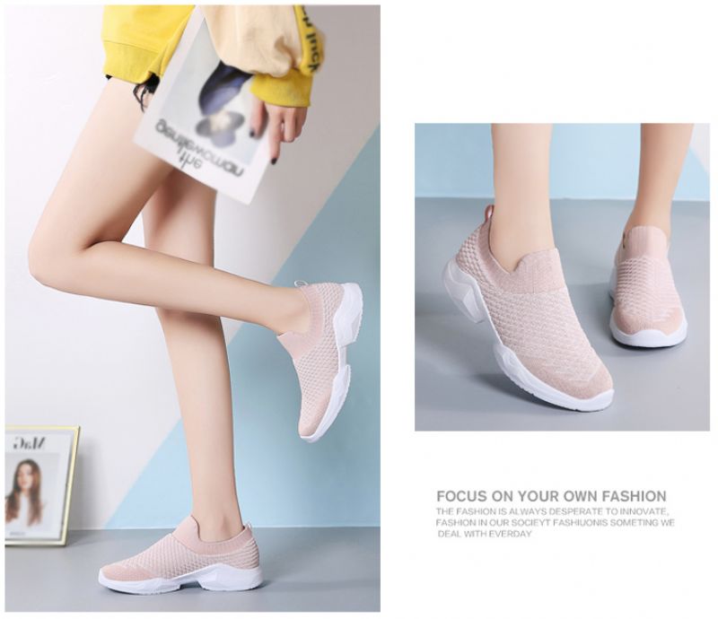 Clorina Dames Slip-on Zwarte Schoenen - Zwart