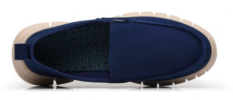 Cobo Heren Loafers Casual Schoenen - Blauw