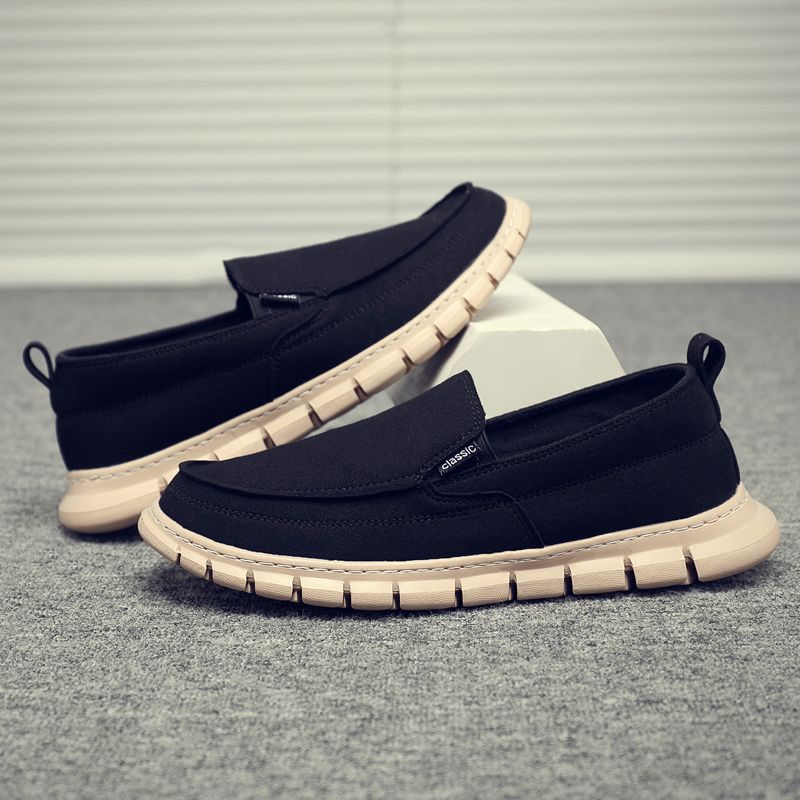 Cobo Heren Loafers Casual Schoenen - Blauw
