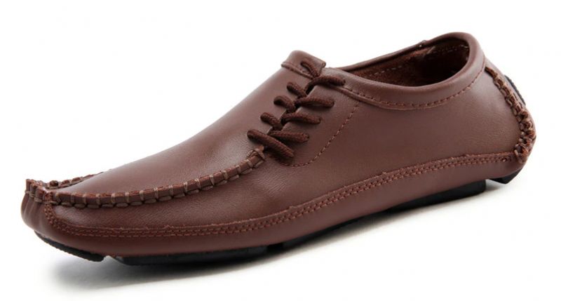 Codina Heren Loafers Casual Schoenen - Koffie