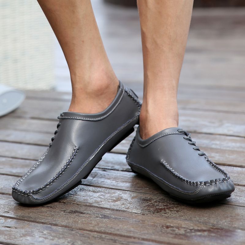 Codina Heren Loafers Casual Schoenen - Koffie