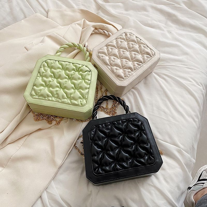 Colao Dames Kleine Geplooide Leren Handtas - Zwart