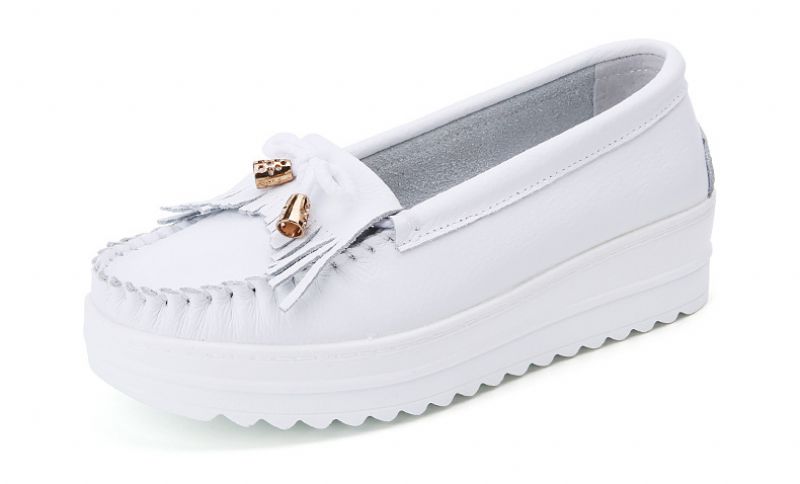 Colin Dames Loafer Leren Schoenen - Blauw