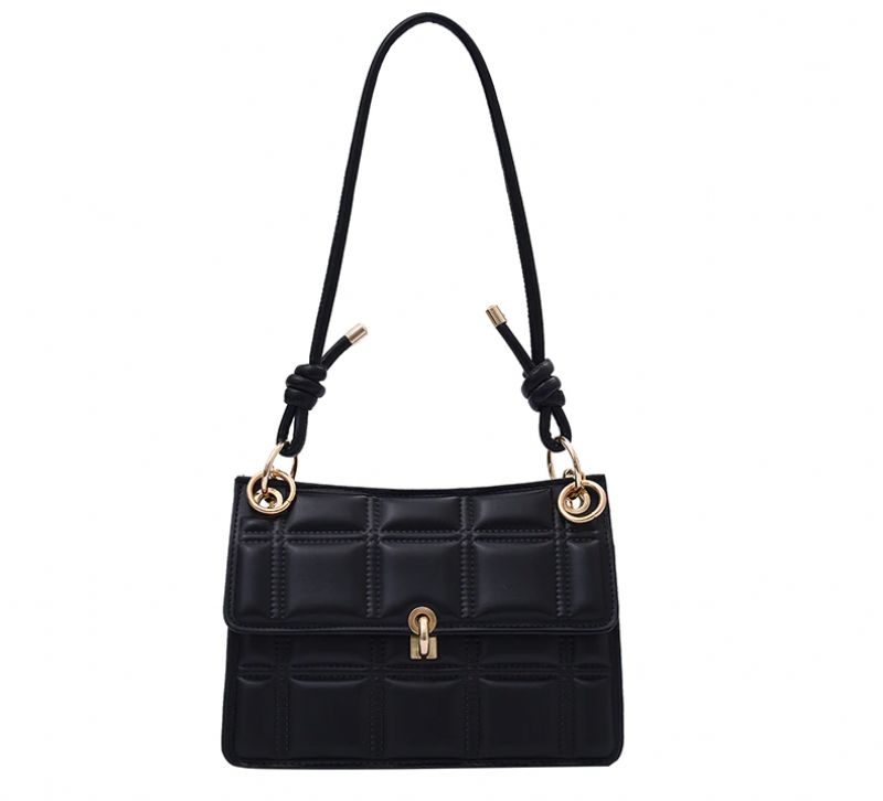 Colina Dames Kleine Leren Crossbody Tassen - Zwart