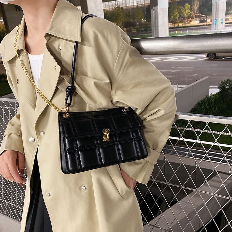 Colina Dames Kleine Leren Crossbody Tassen - Zwart