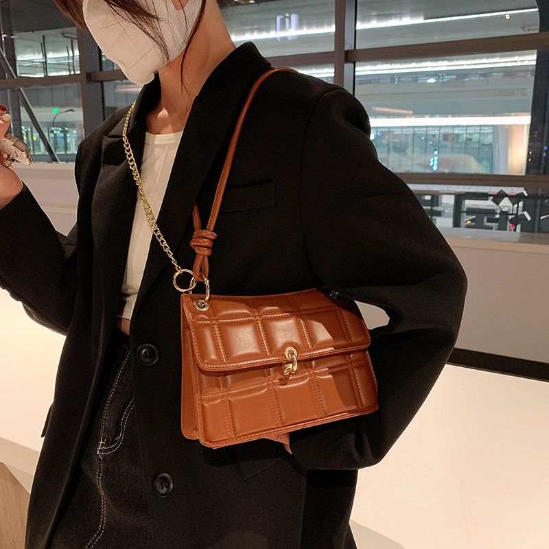 Colina Dames Kleine Leren Crossbody Tassen - Zwart