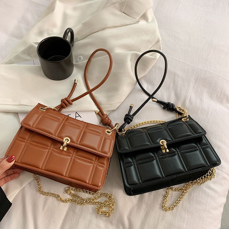 Colina Dames Kleine Leren Crossbody Tassen - Zwart
