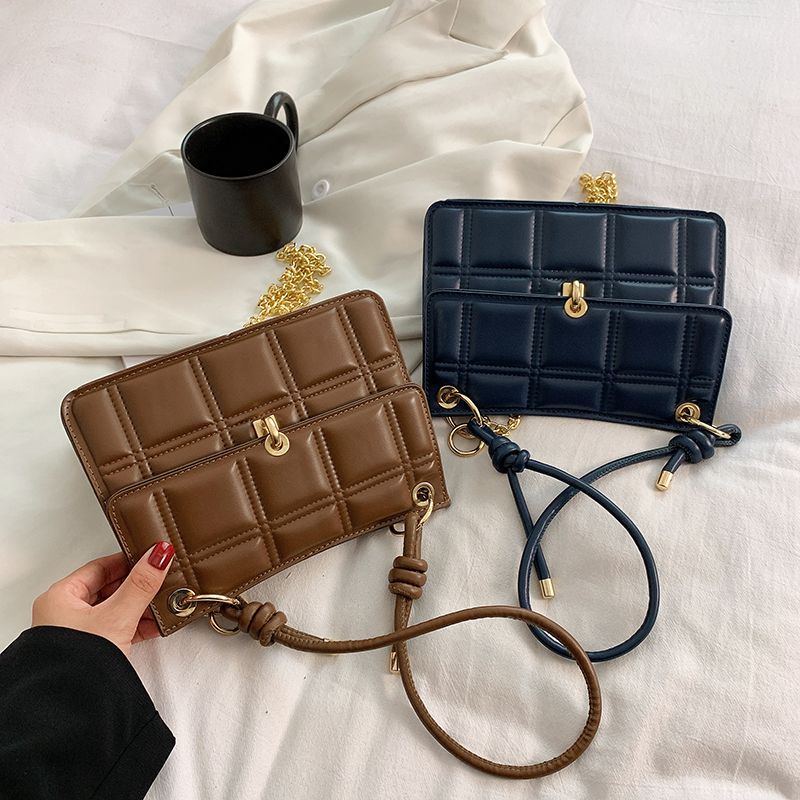 Colina Dames Kleine Leren Crossbody Tassen - Zwart