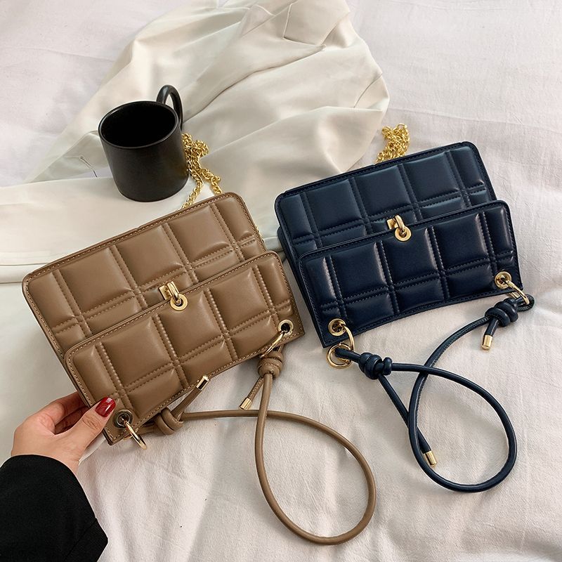Colina Dames Kleine Leren Crossbody Tassen - Zwart
