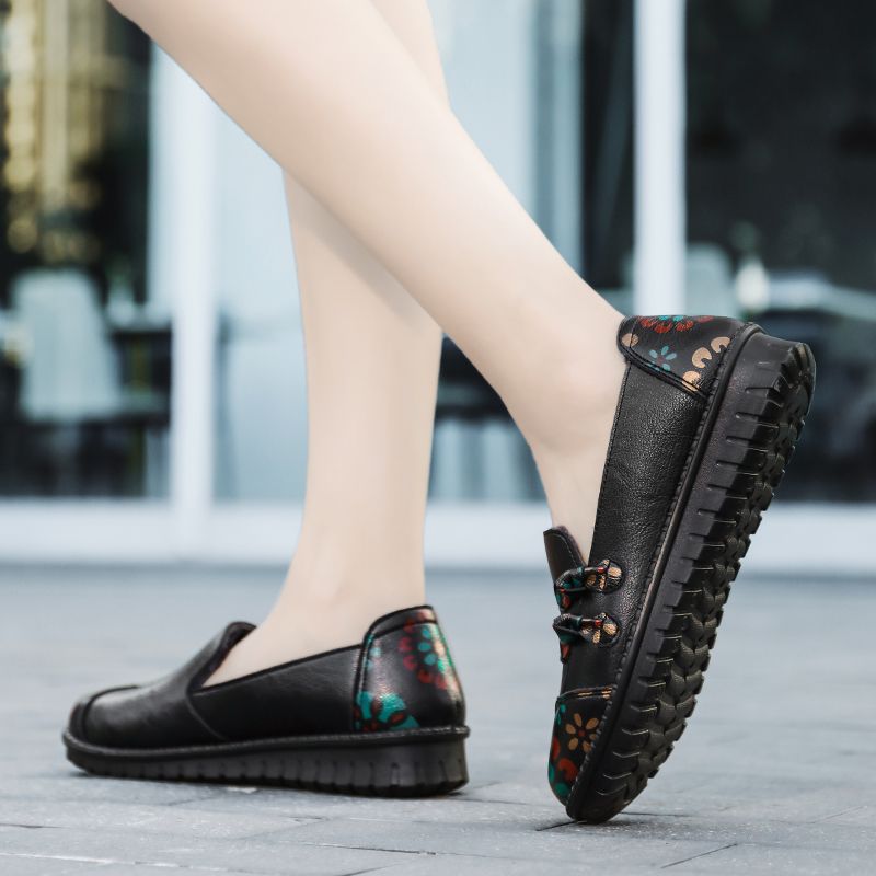 Coling Dames Loafer Schoenen - Zwart