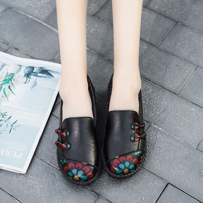 Coling Dames Loafer Schoenen - Zwart