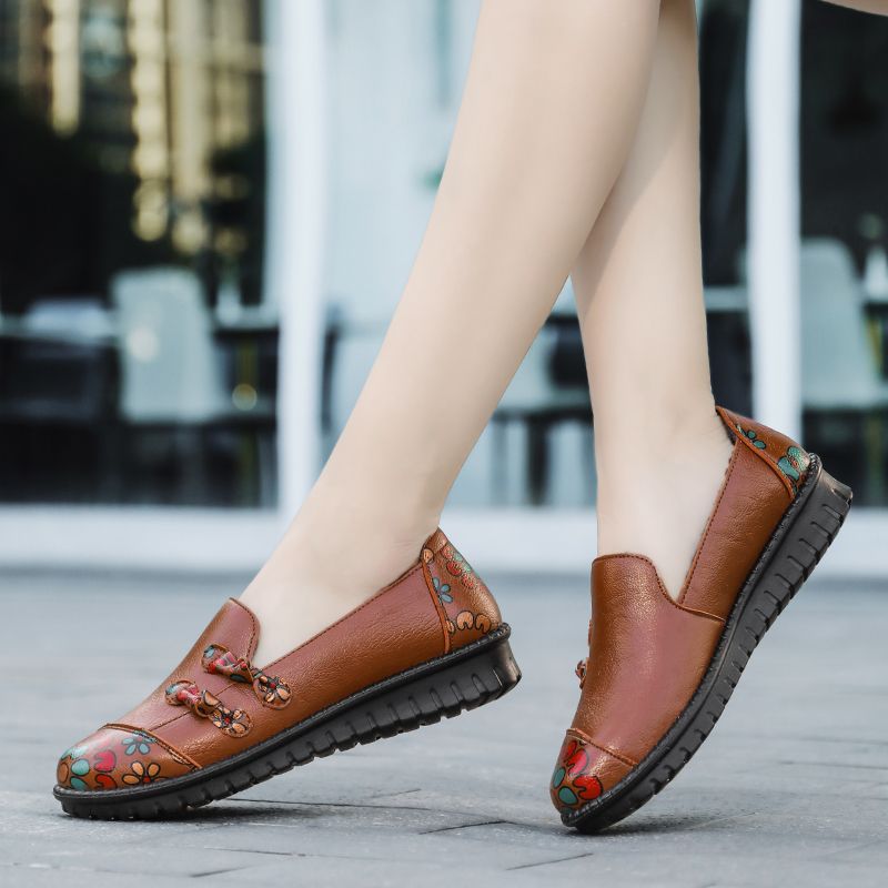 Coling Dames Loafer Schoenen - Zwart