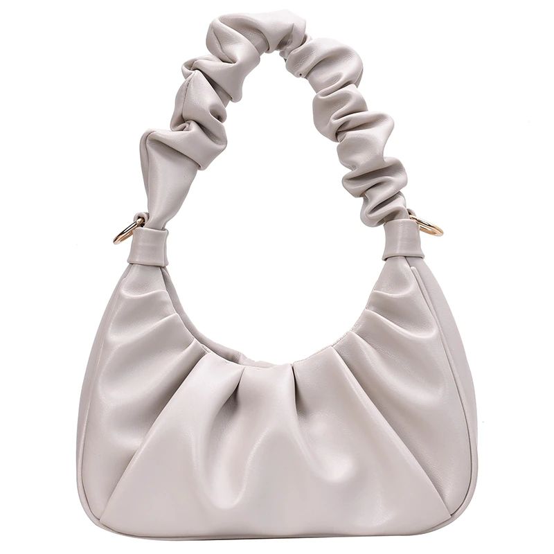 Colma Kleine Leren Handtas Voor Dames - Beige