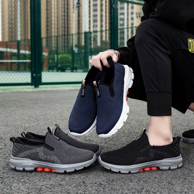Colombo Heren Slip-on Sneakers - Blauw