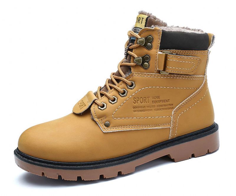 Coloso Heren Winterlaarzen - Geel