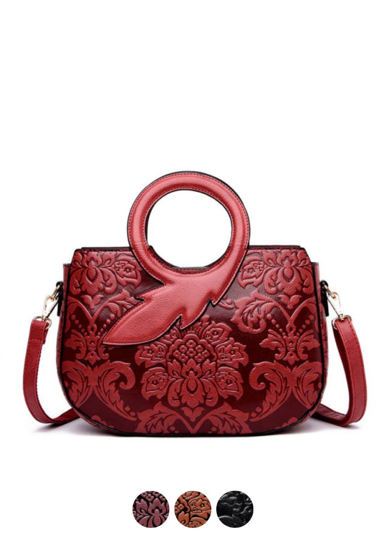 Comarca Dames Luxe Leren Handtas