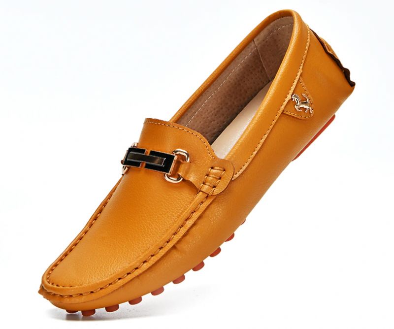 Comet Heren Loafers Geklede Schoenen - Wit