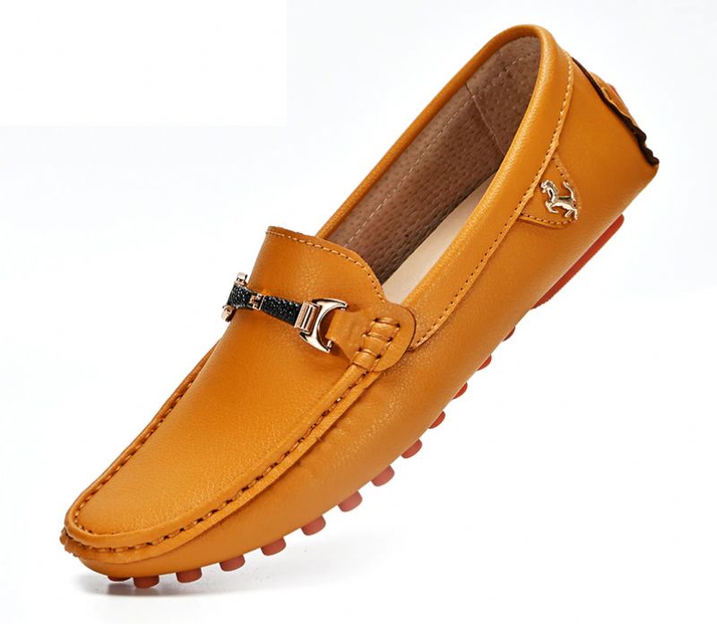 Comet Heren Loafers Geklede Schoenen - Wit