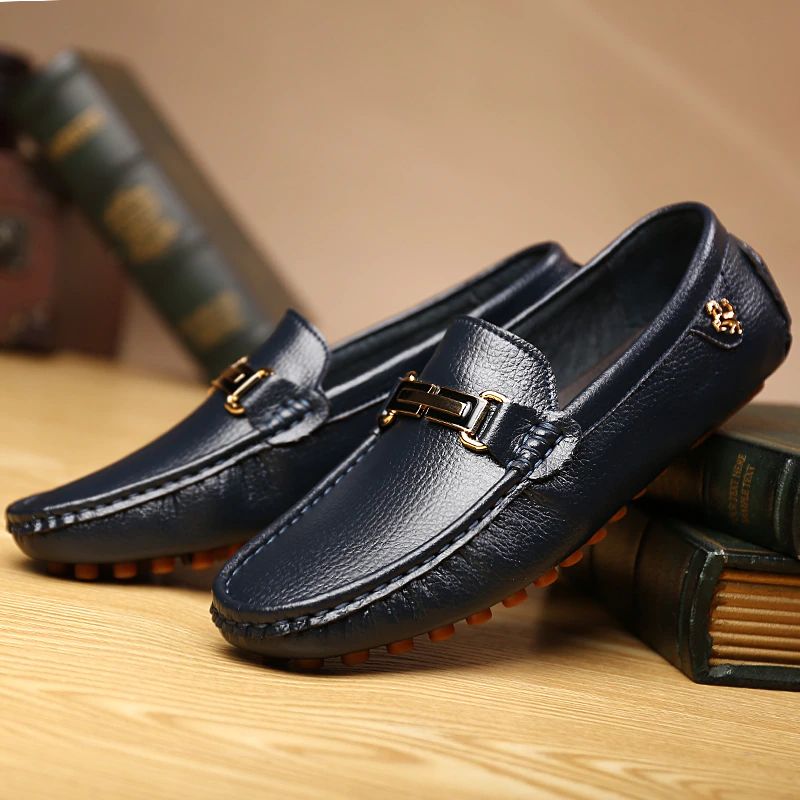 Comet Heren Loafers Geklede Schoenen - Wit
