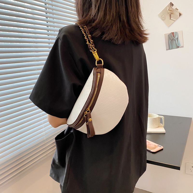 Conga Dames Luxe Leren Riem Handtas - Zwart