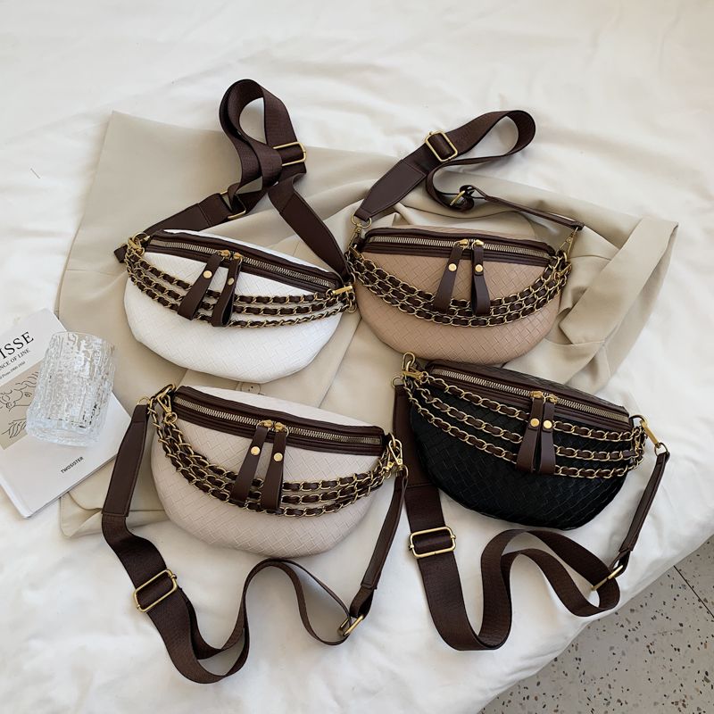 Conga Dames Luxe Leren Riem Handtas - Zwart