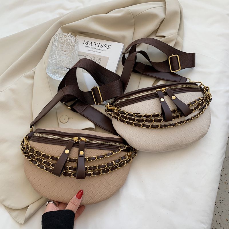 Conga Dames Luxe Leren Riem Handtas - Zwart