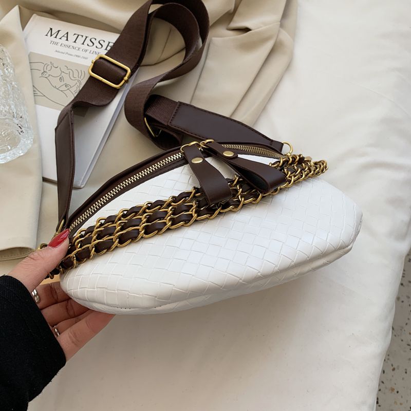 Conga Dames Luxe Leren Riem Handtas - Zwart