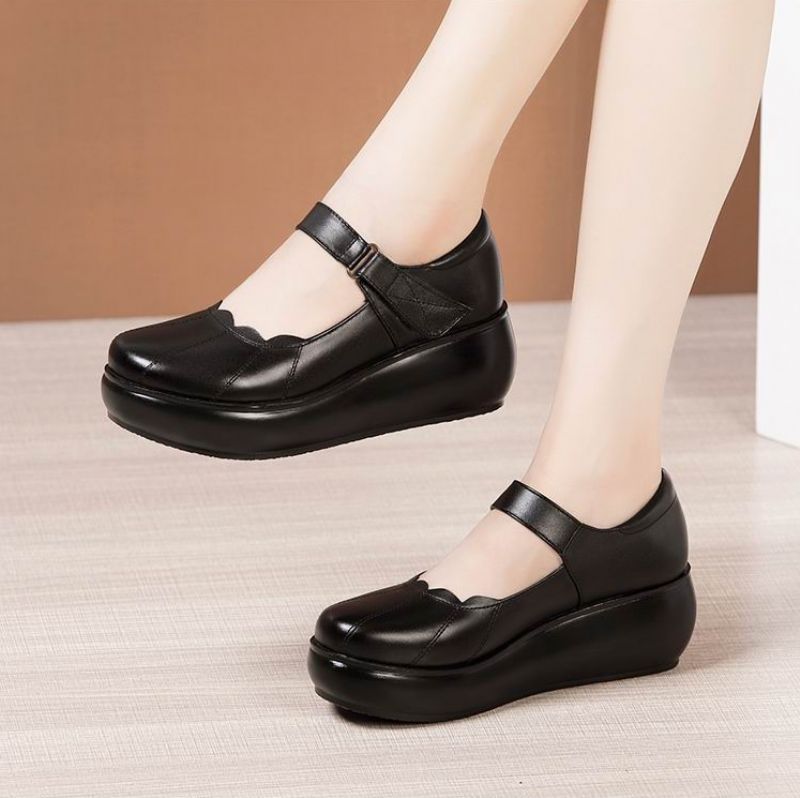 Conner Dames Platform - Zwart