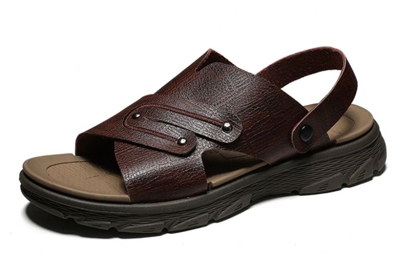 Connor Heren Sandalen - Koffie