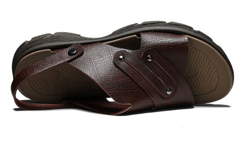 Connor Heren Sandalen - Koffie