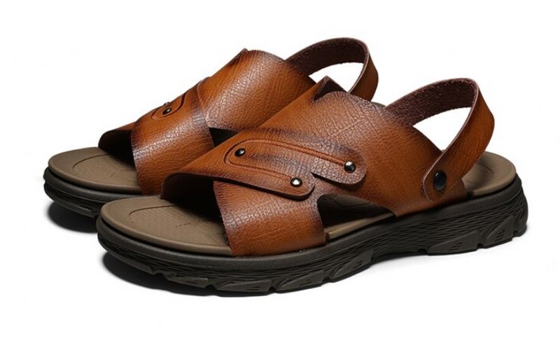 Connor Heren Sandalen - Koffie