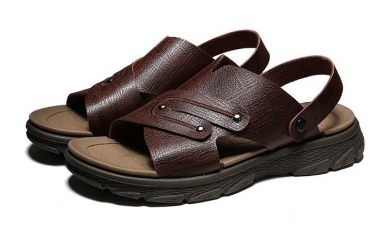 Connor Heren Sandalen - Koffie