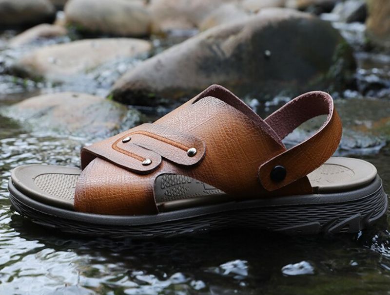 Connor Heren Sandalen - Koffie