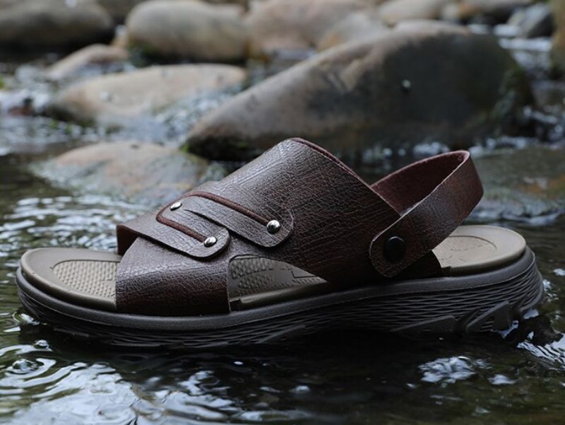 Connor Heren Sandalen - Koffie