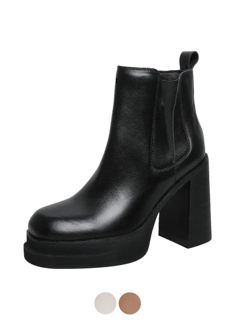 Cony Dames Square Toe Platform Boots